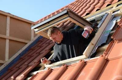 Pose de fenêtres de toit Velux à Brans